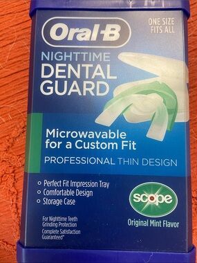Oral-B Nighttime Dental Guard kit.